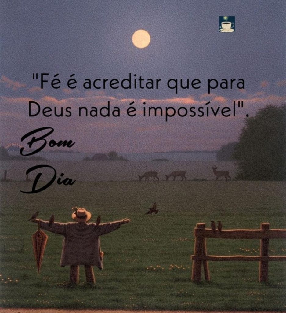 fé é acreditar -foto