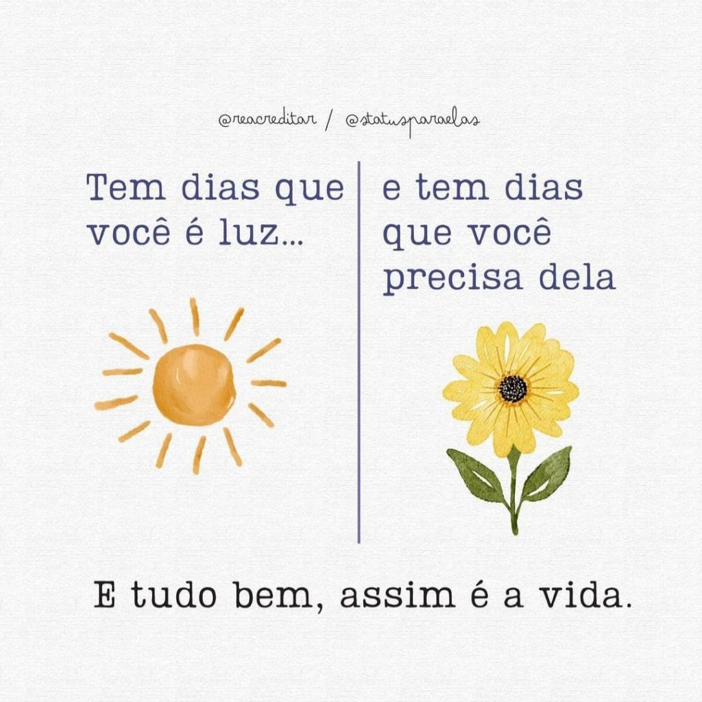 Tem dias que precisamos de luz... imagem