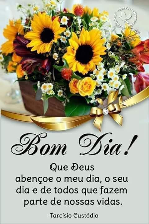 Bom dia! Que Deus abençoe o meu dia, o seu dia e de todos que fazem parte de nossas vidas. - imagem
