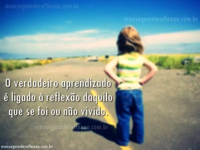 O verdadeiro aprendizado - imagem