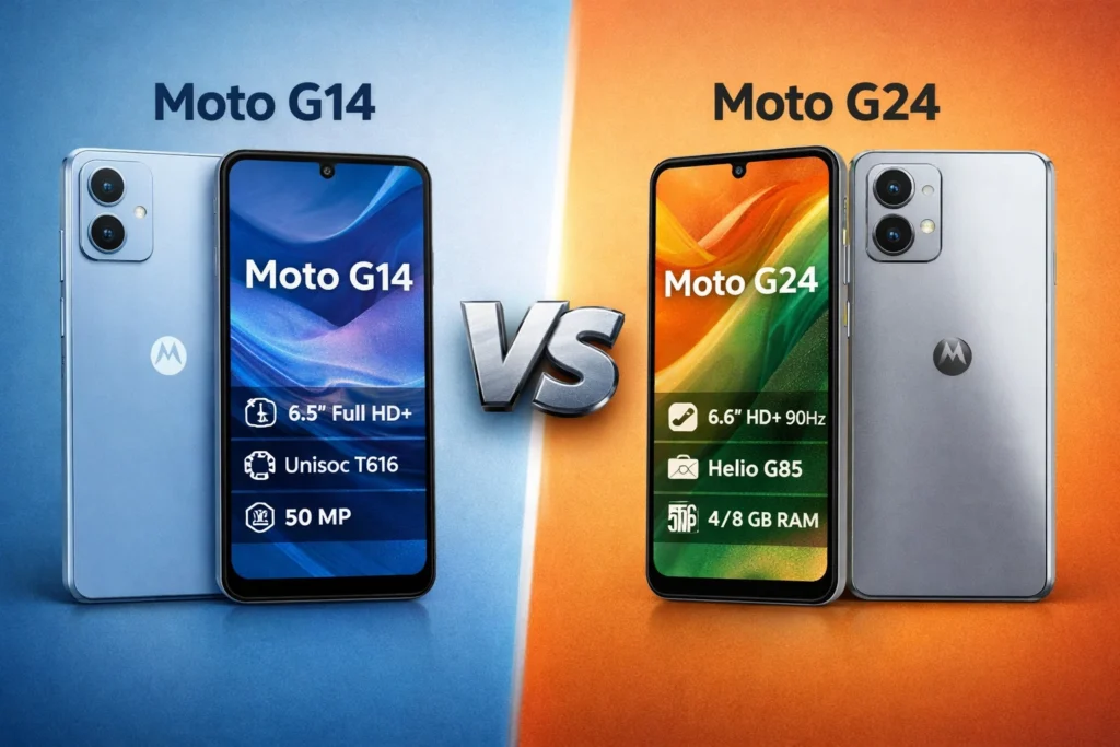 Moto G14 vs Moto G24