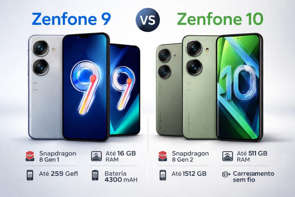 Zenfone 9 vs Zenfone 10