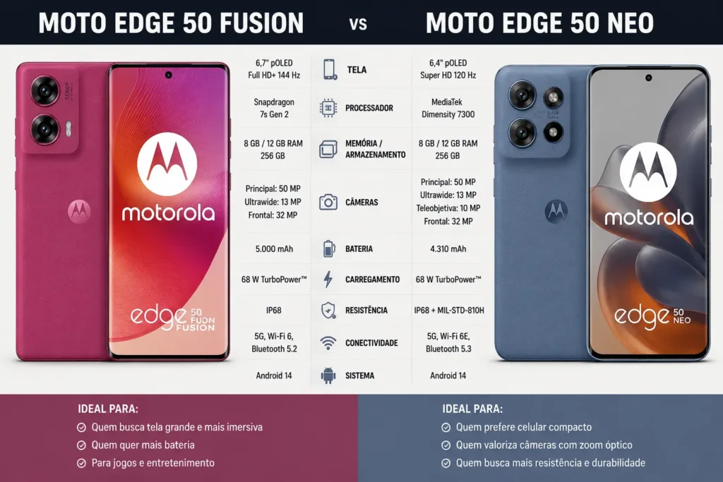 Moto Edge 50 Fusion e Neo